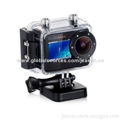 5MP Black 50-meter Waterproof High-definition Action Camcorder with 800mAh Capacity